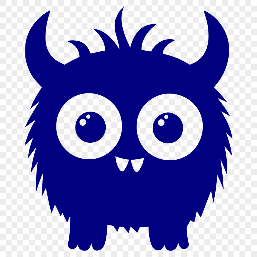 Monster Clipart In SVG, PNG, PDF And DXF Formats