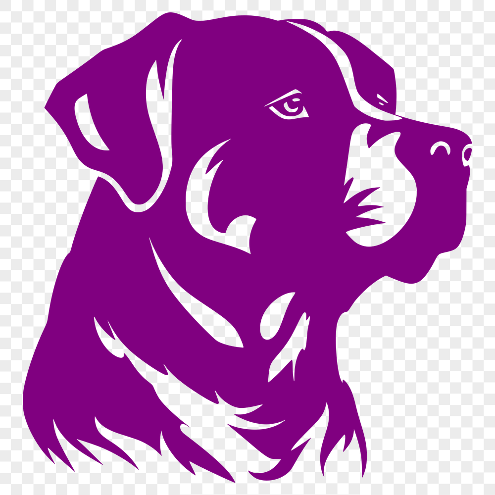 Beautiful Rottweiler In SVG & DXF