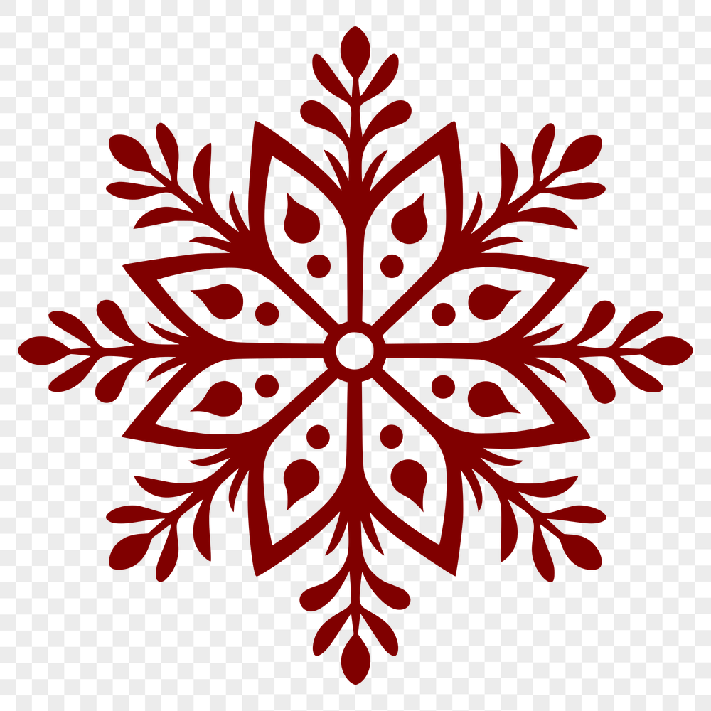 Creative Snowflake - For Craft Project