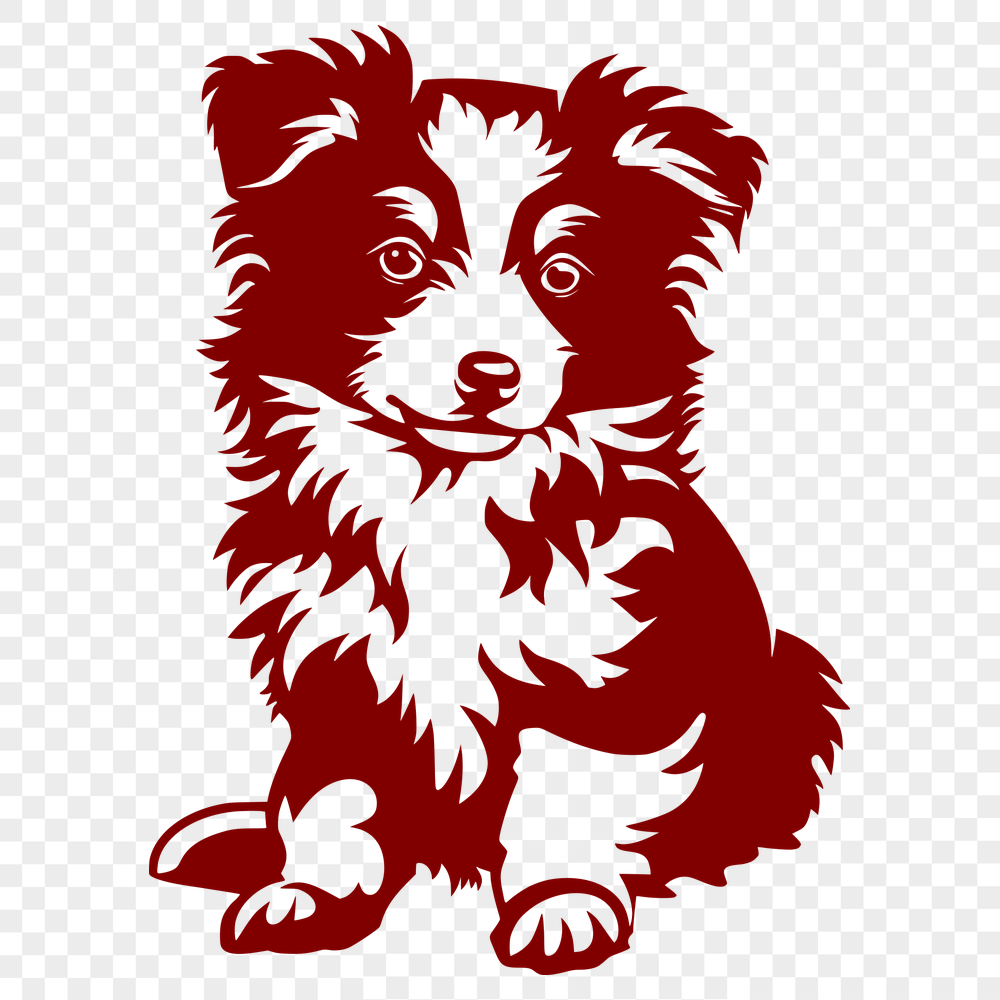 Free Stunning Shetland Sheepdog Vector Art