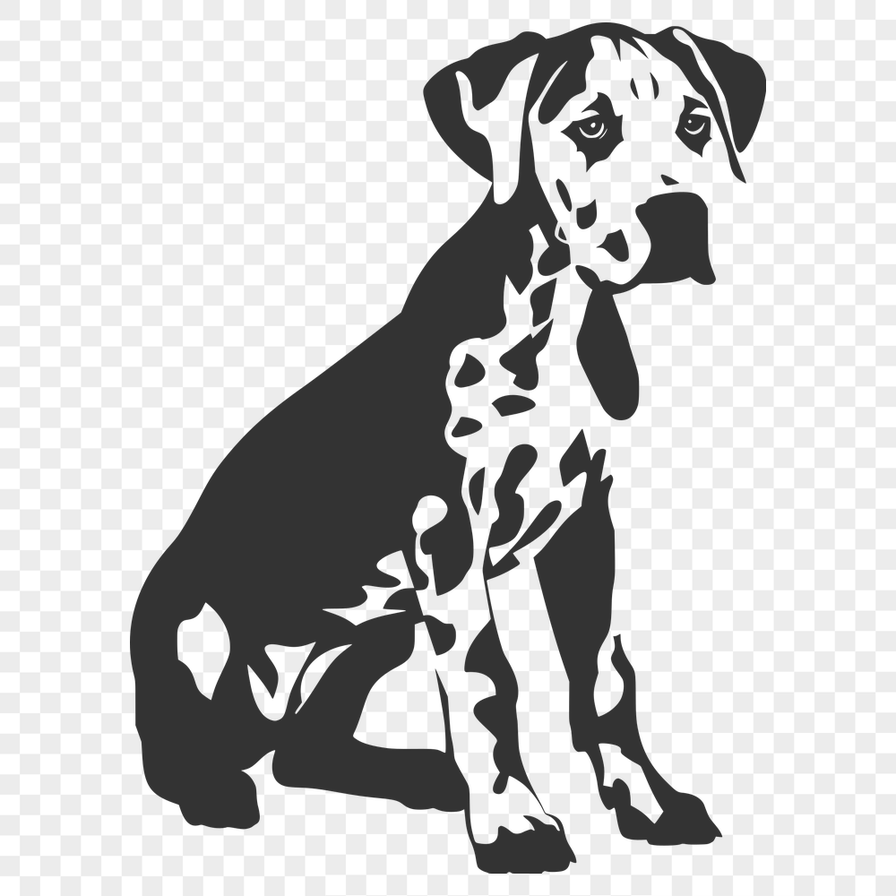 Creative Sitting Puppy SVG