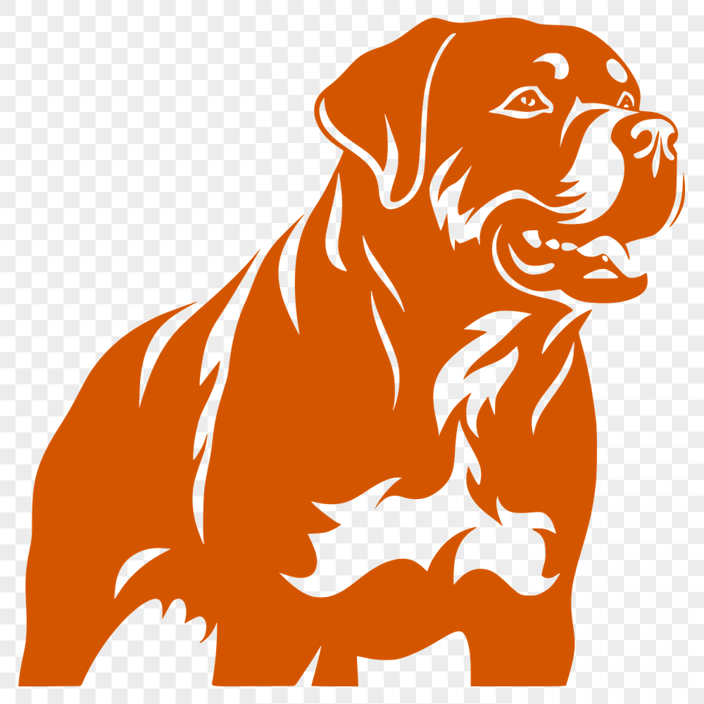 Free Stunning Rottweiler Vector Image