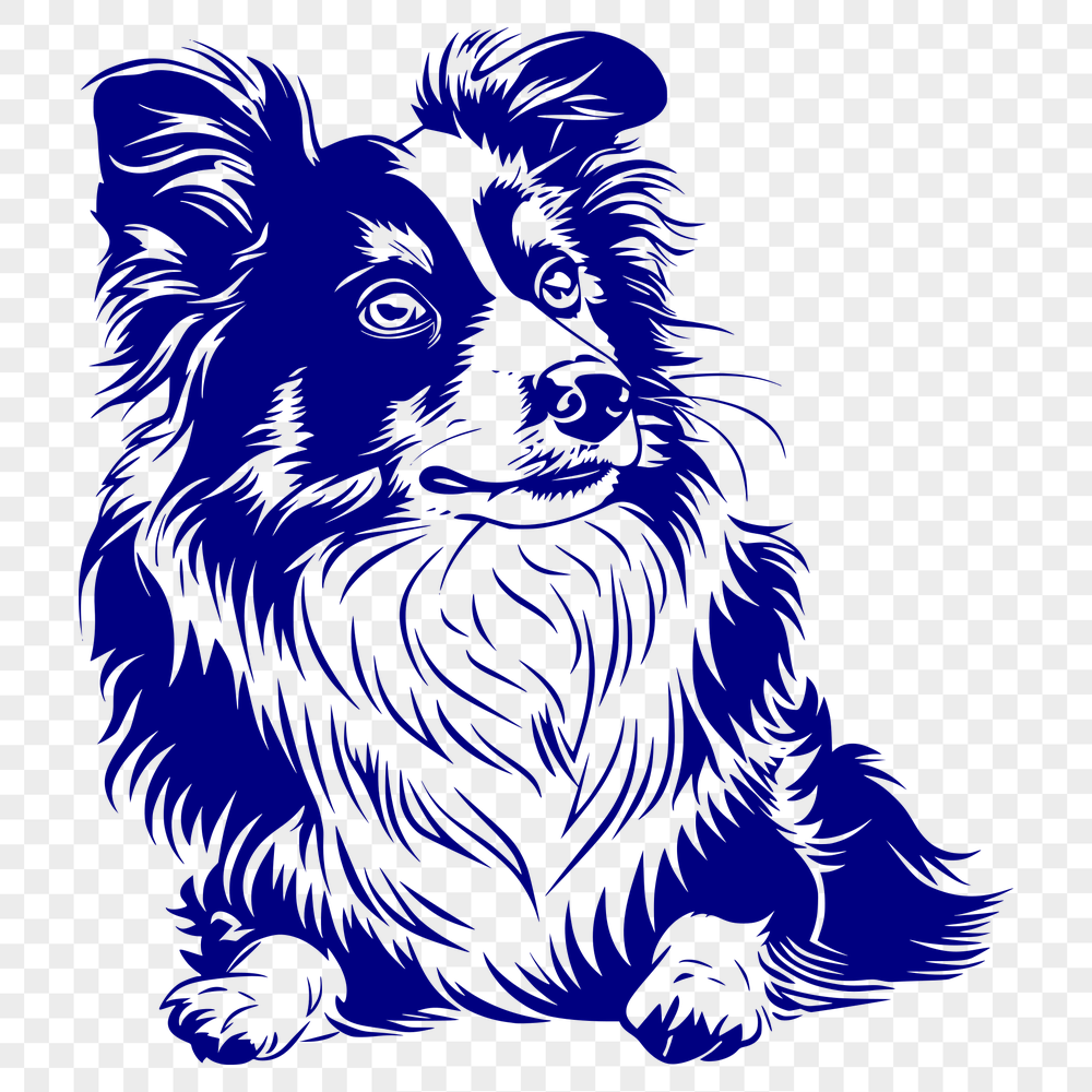 Stunning Laying Dog PNG