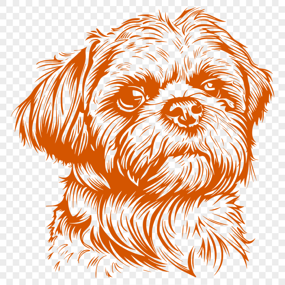 Unique Shih Tzu SVG