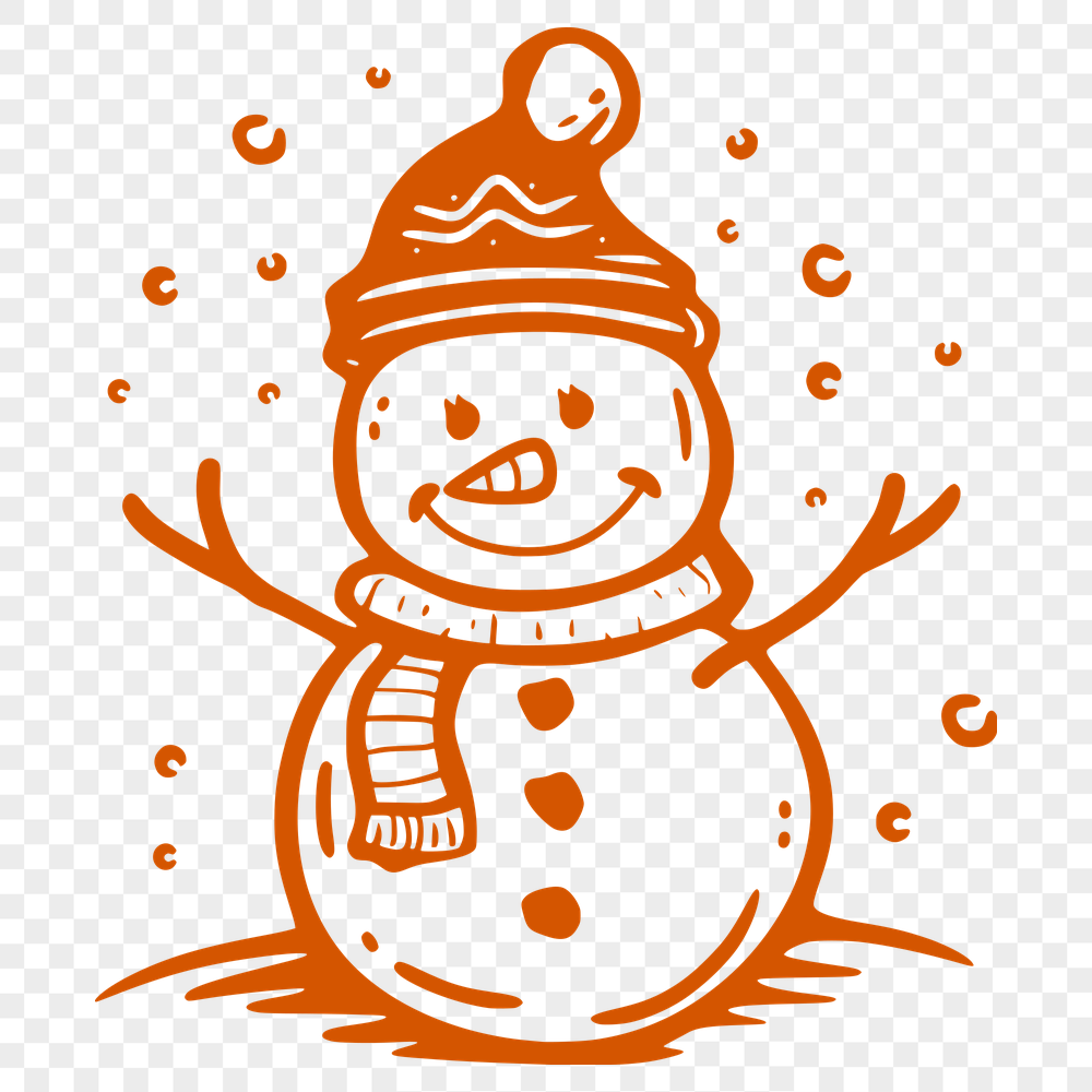 Creative Snowman - Procreate PDF