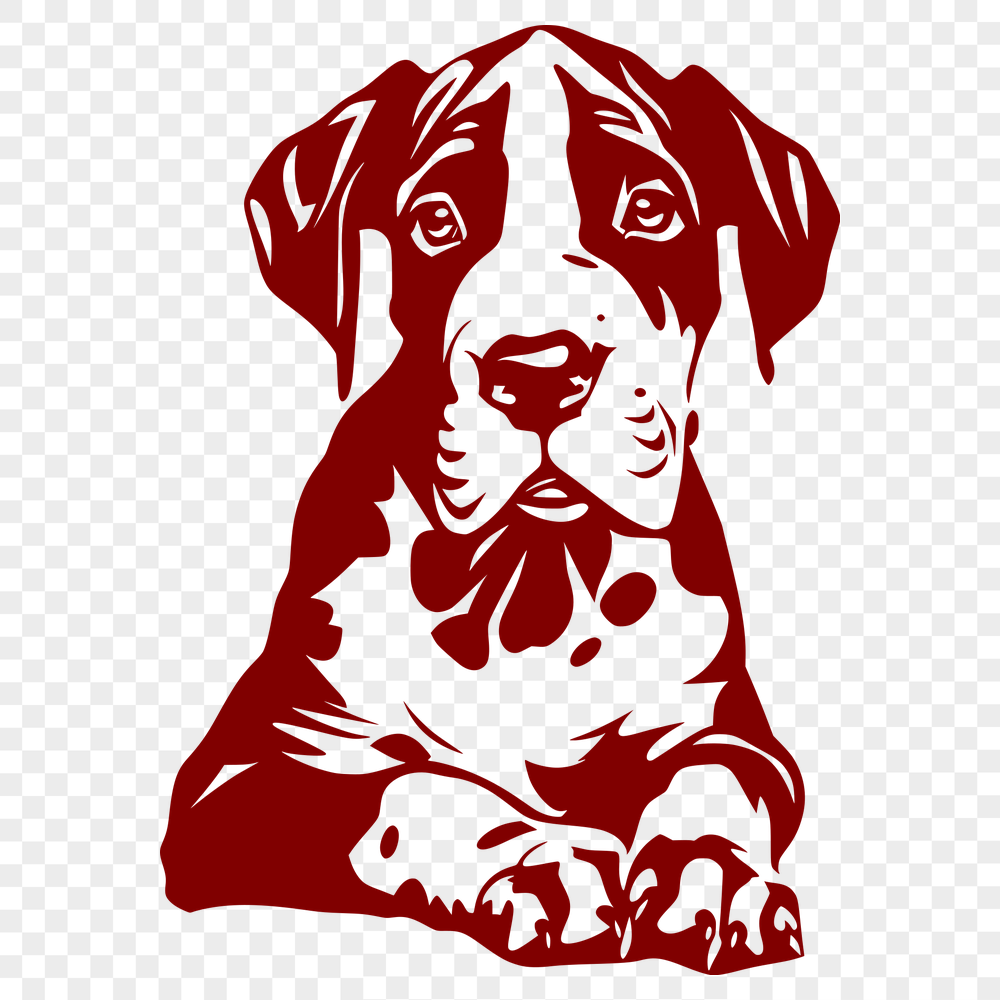 Sitting Great Dane Design