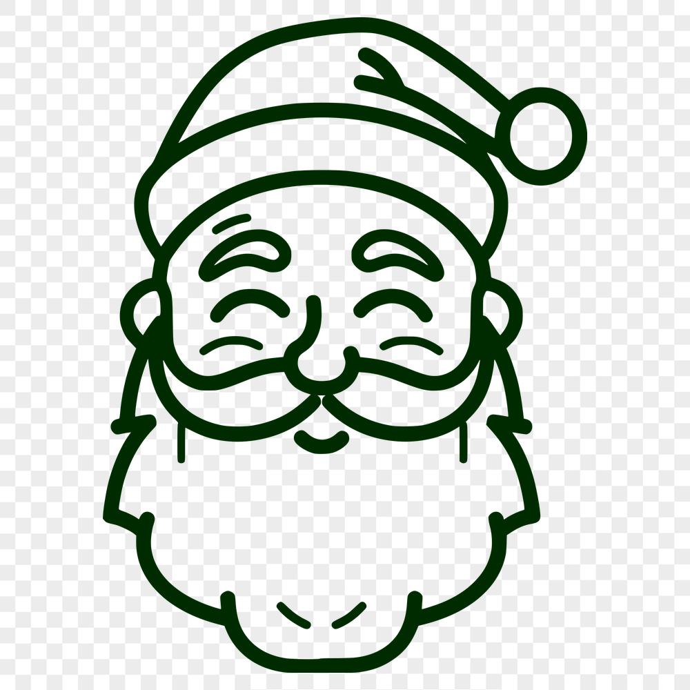 Beautiful Father Christmas - For Glowforge Project