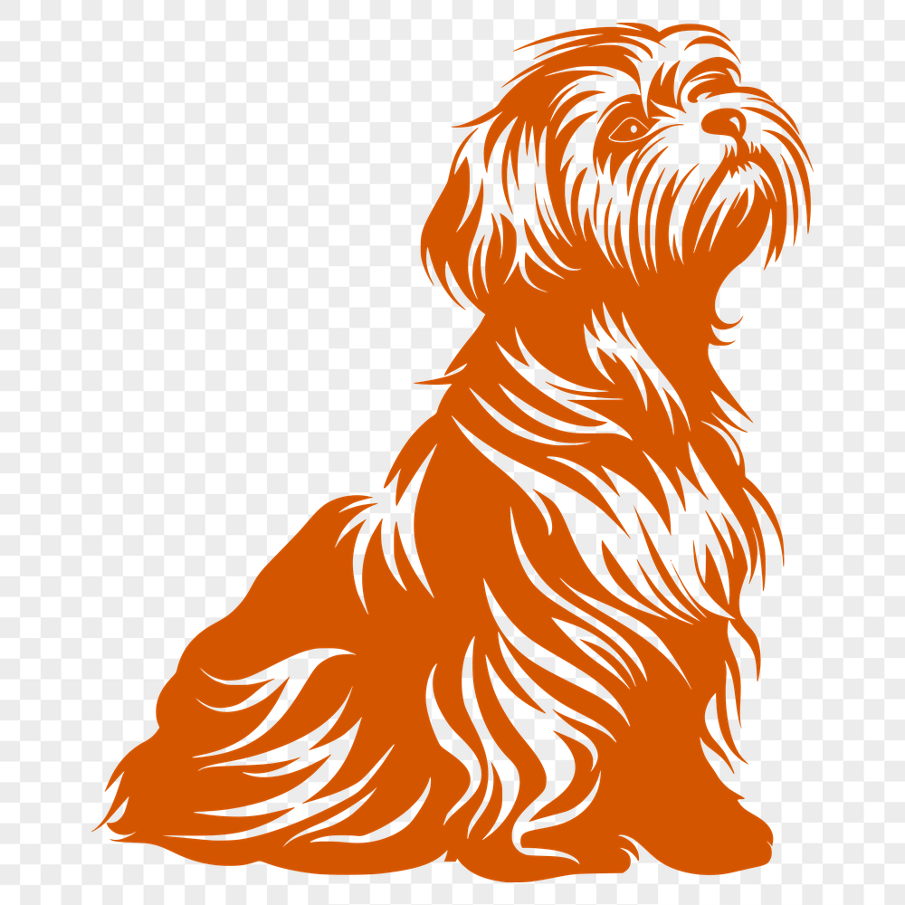 Free Sitting Havanese Digital Art