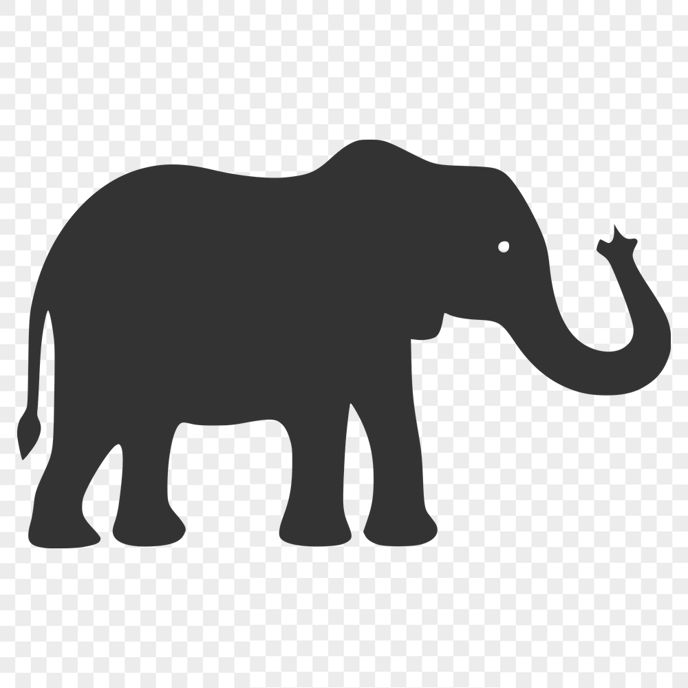 Artistic Elephant Clip Art