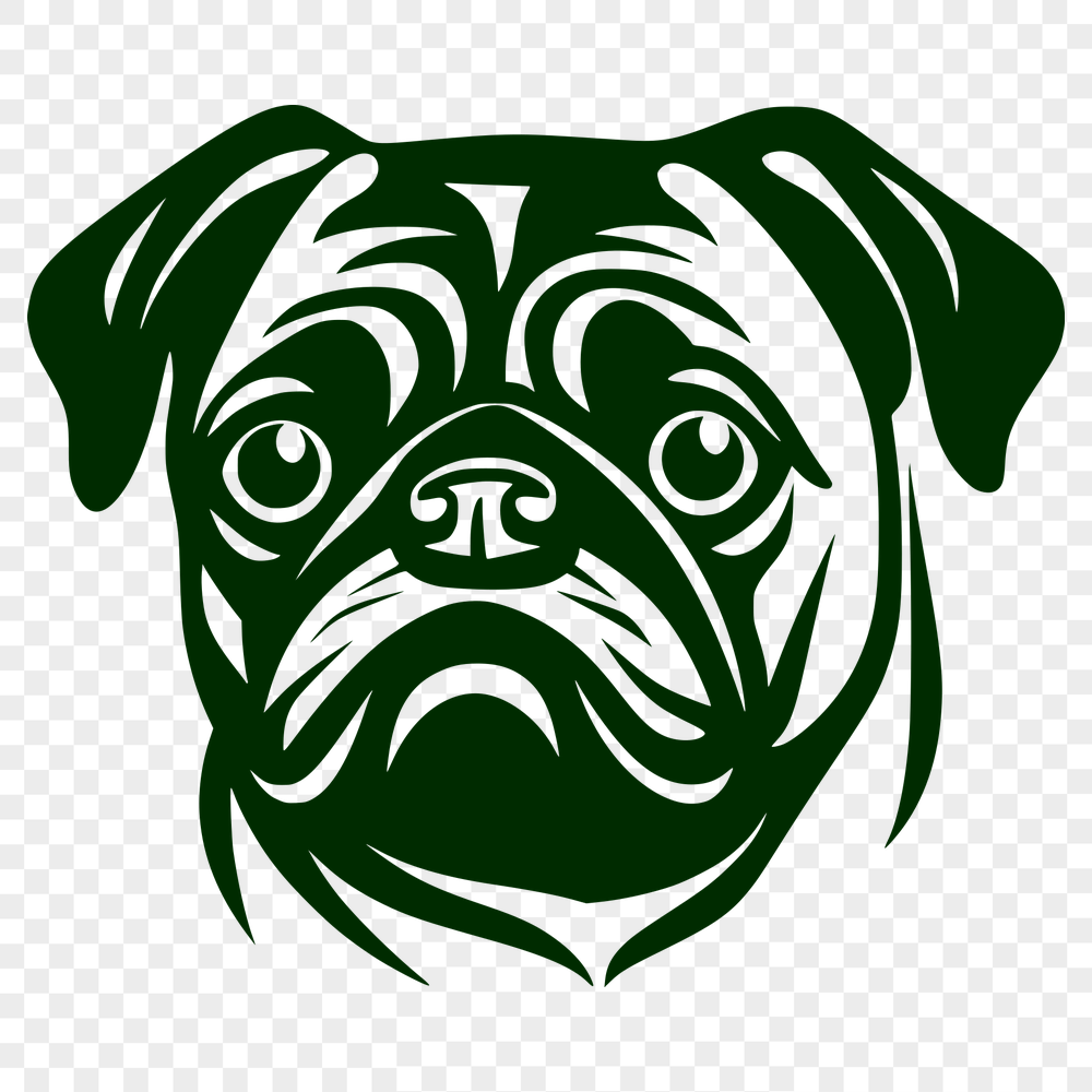 Free Unique Pug Digital Art