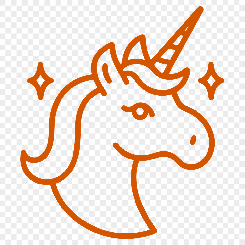 Stunning Unicorn Vector Image