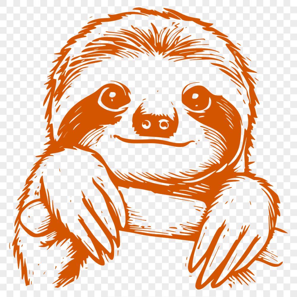 Free Sloth DXF