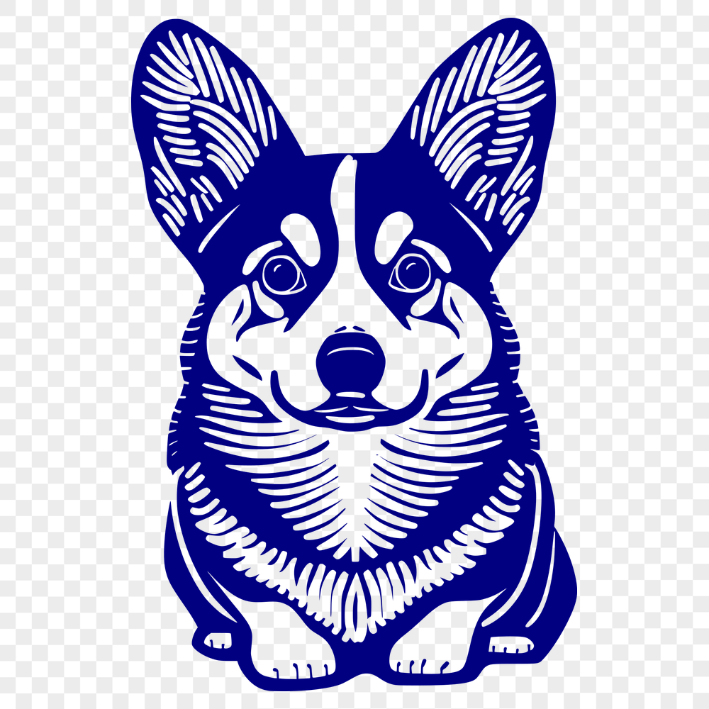 Beautiful Welsh Corgi Decal