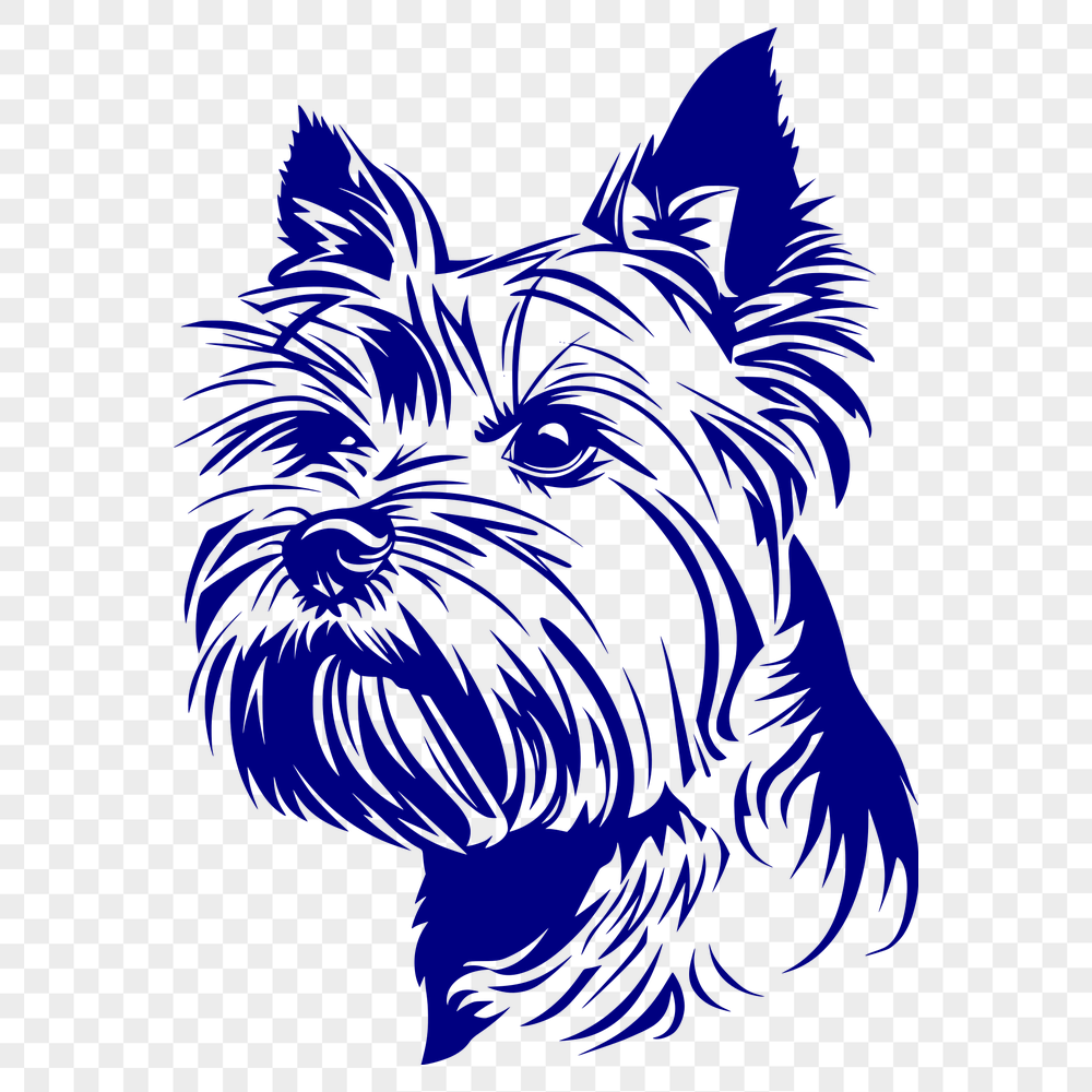 Artistic Yorkshire Terrier - For Laser Project