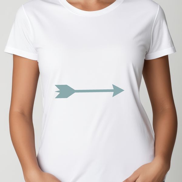 Vector arrow SVG for laser engraving templates