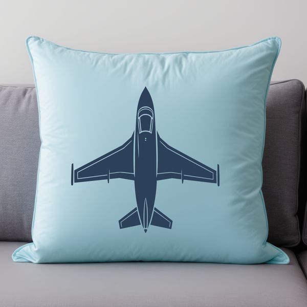 A detailed illustration of a commercial airliner in flight, suitable for cutting machine designs and vector art.