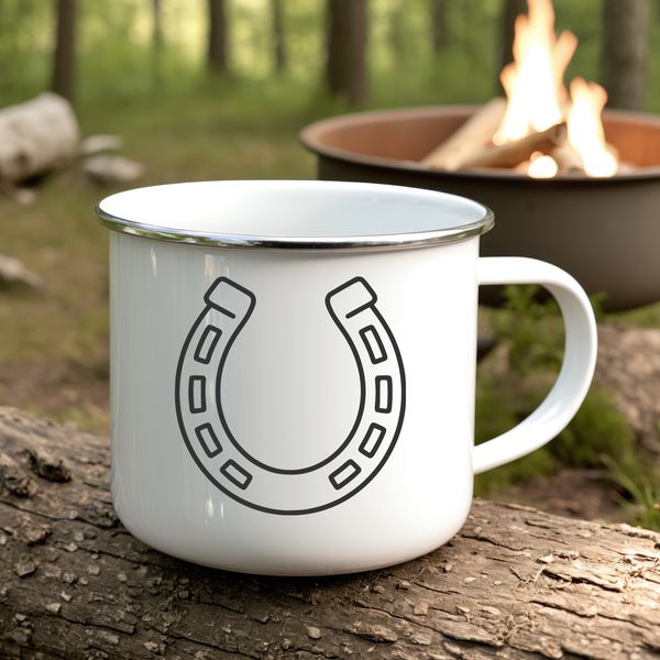 SVG horse shoe for Cricut projects and laser cutting