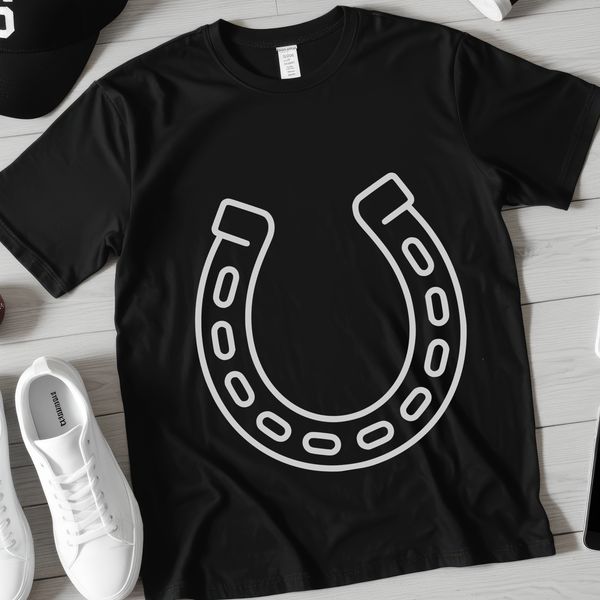 SVG horse shoe vector art for DIY projects and web design
