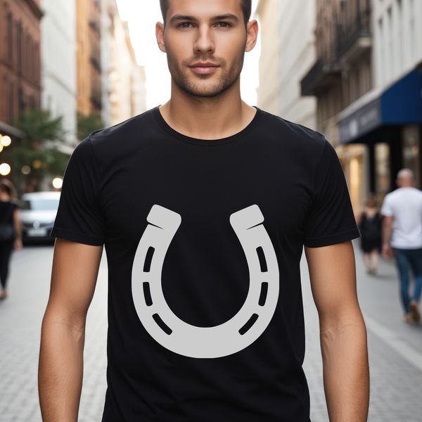 SVG horse shoe vector design for cutting machine use