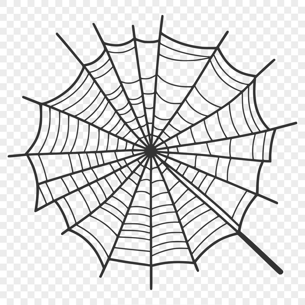 Beautiful Intricate Web Artwork A geometric design of a spider's intricate web made with lines and curves.