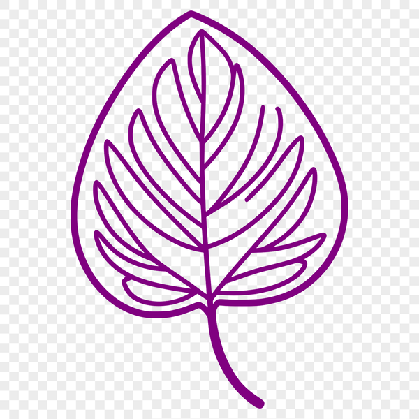 Beautiful SVG Illustration of a Single Leaf Vector illustration of a single green leaf with intricate details, suitable for graphic design projects.