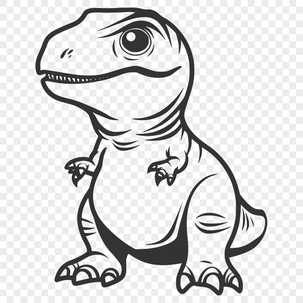 Unique Dinosaur In PDF And PNG