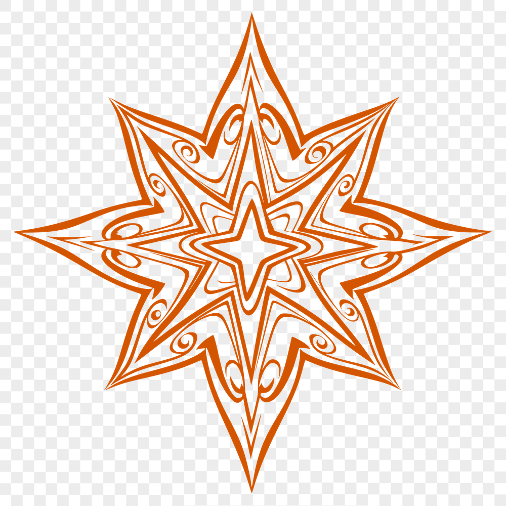 Creative Star - Laser Cutter SVG Free Download