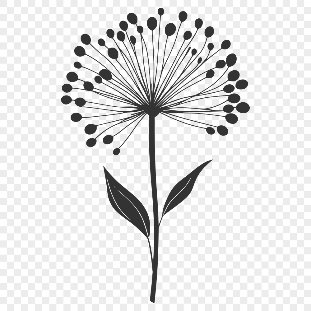 Artistic Flower Template In PNG For Free Download