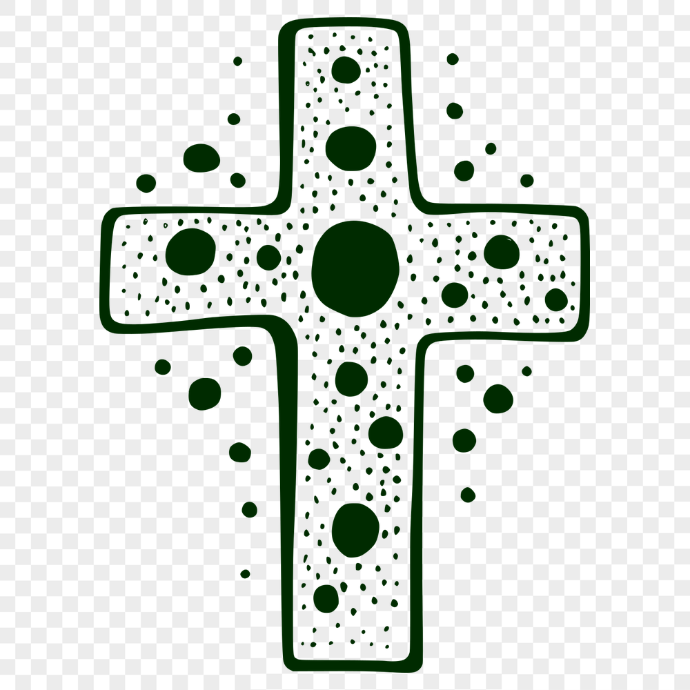 Free Creative Crucifix Vector Drawing