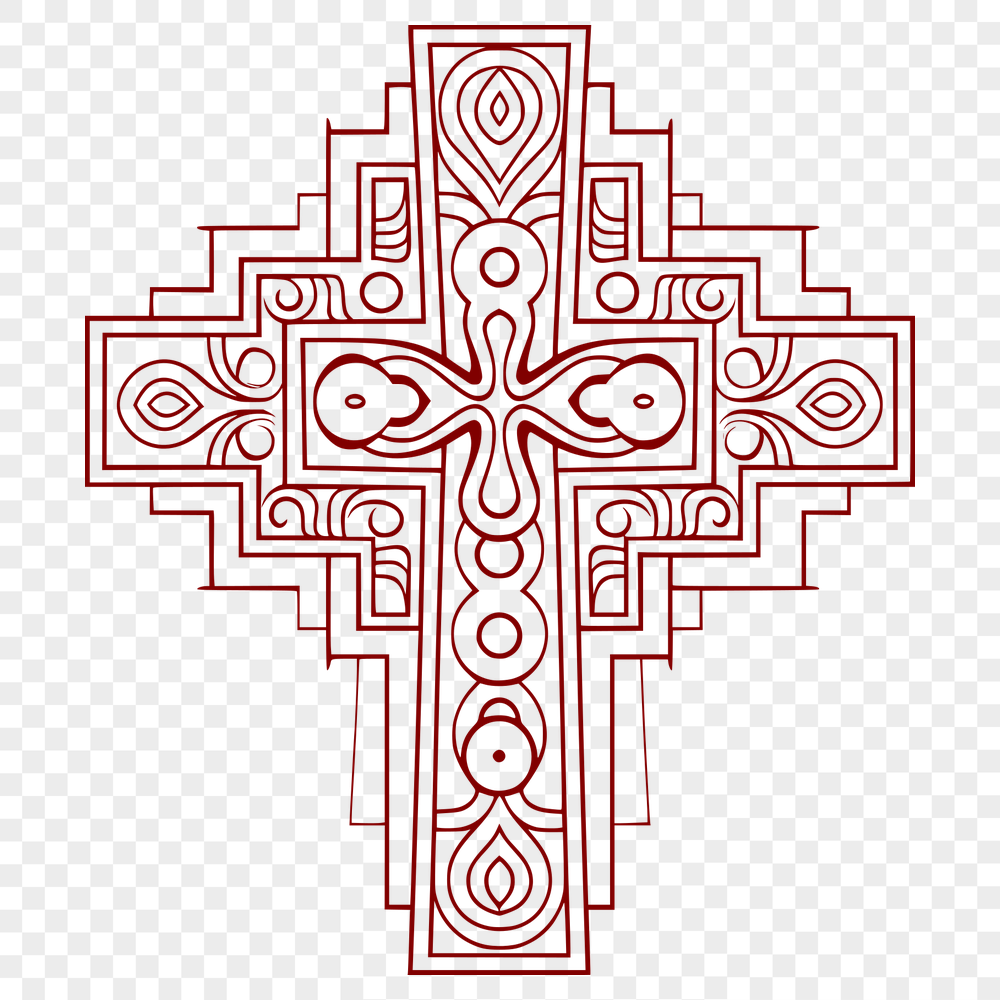 Artistic Crucifix PNG