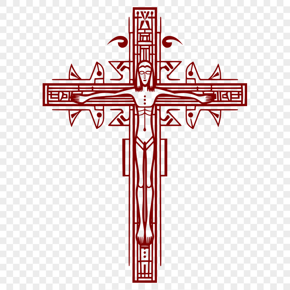 Free Creative Crucifix Clipart