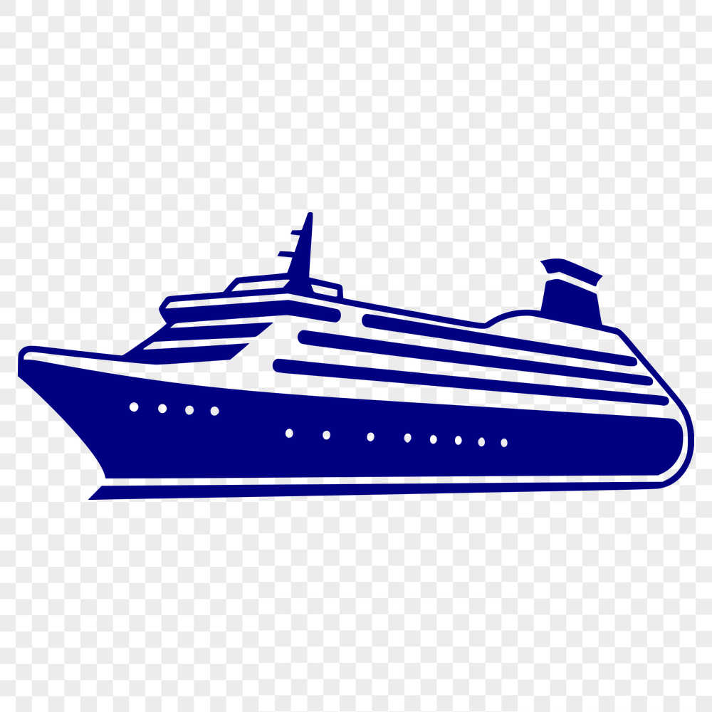 Free Creative Cruise Ship Artwork