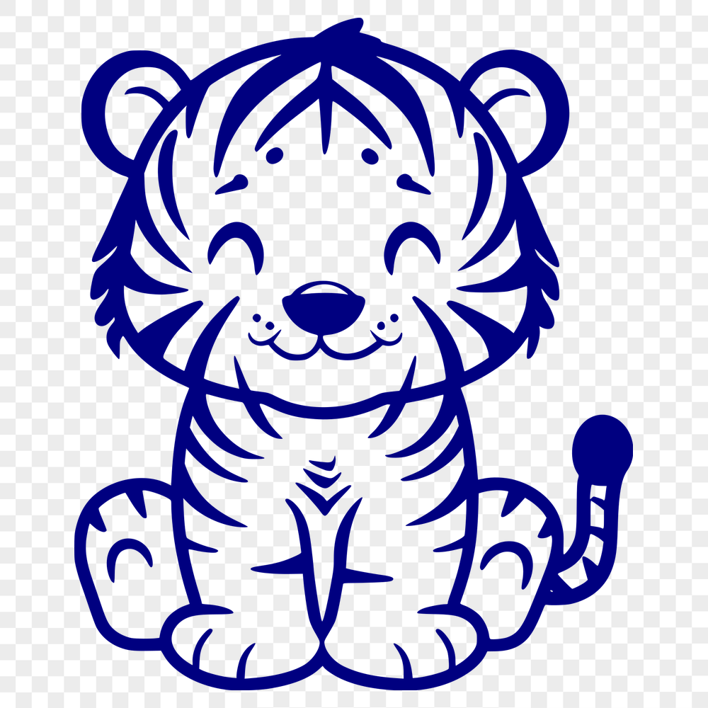 Unique Tiger SVG