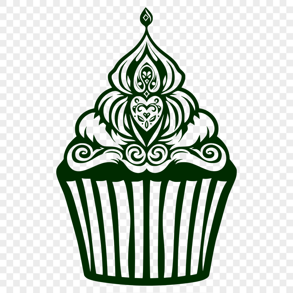 Ornate Cupcake Artwork