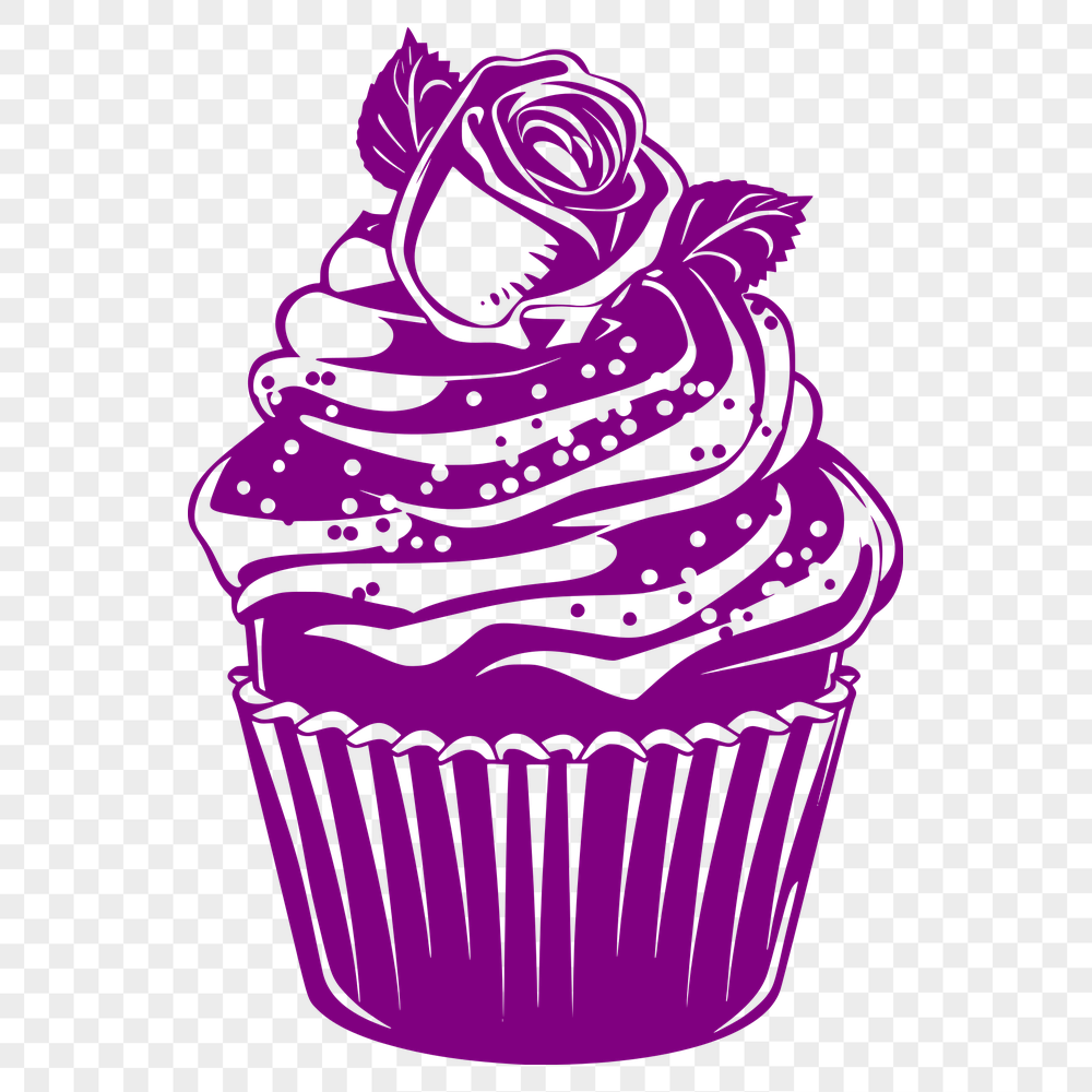 Floral Cupcake PDF