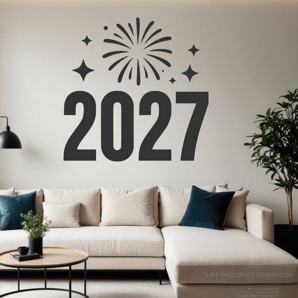 New Year's quote vector graphic for commercial or personal use, featuring [Year] themes.