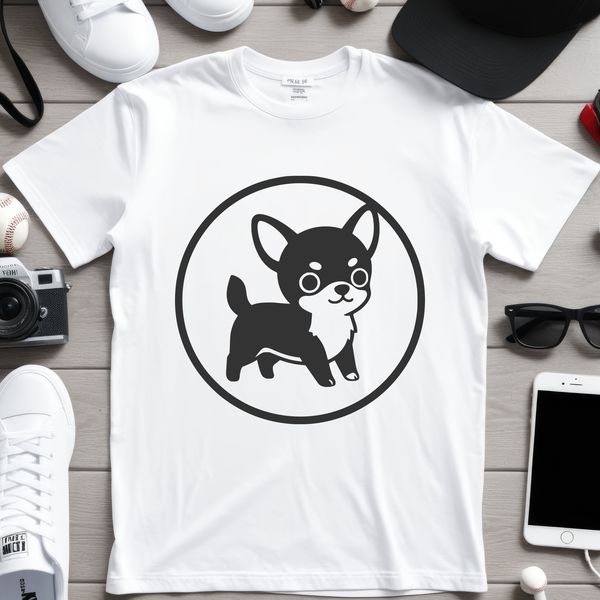 A small dog breed, depicted in a simple vector illustration style.