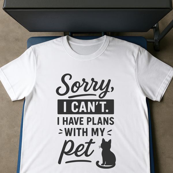 Whimsical Cat Quote Template A colorful cat-themed quote template designed for use with cutting machines and vector graphics editors.