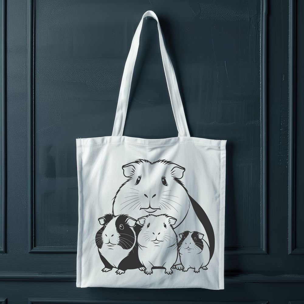 Vector Guinea Pig Design Free Download A cute Guinea Pig illustration in vector format, suitable for various uses.