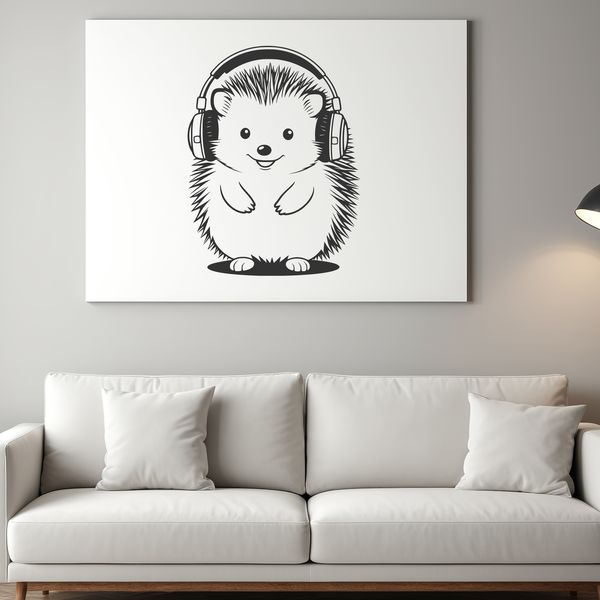 Cute Garden Dweller A small mammal with sharp quills on its back, often found in gardens and woodlands.