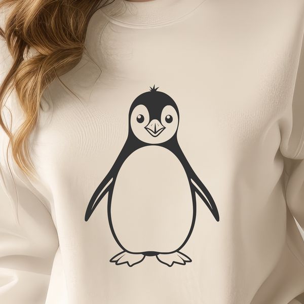 Free Bird Illustration for Design Projects A simple illustration of a penguin in various poses, suitable for vector art designs and clip art projects.