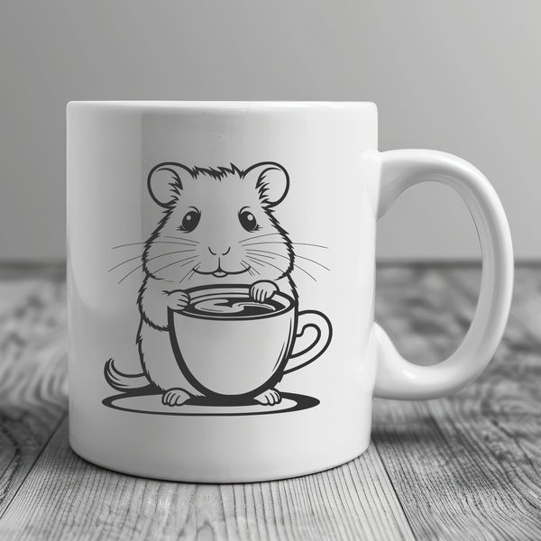 Small Mammal SVG Icon A small mammal with a furry body and short legs, suitable as clip art for various designs.