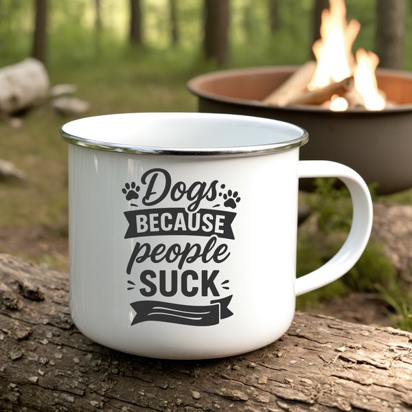 Dog Quotes Vector Illustration Whimsical illustration of a dog with humorous text overlay providing quotes for pet owners.