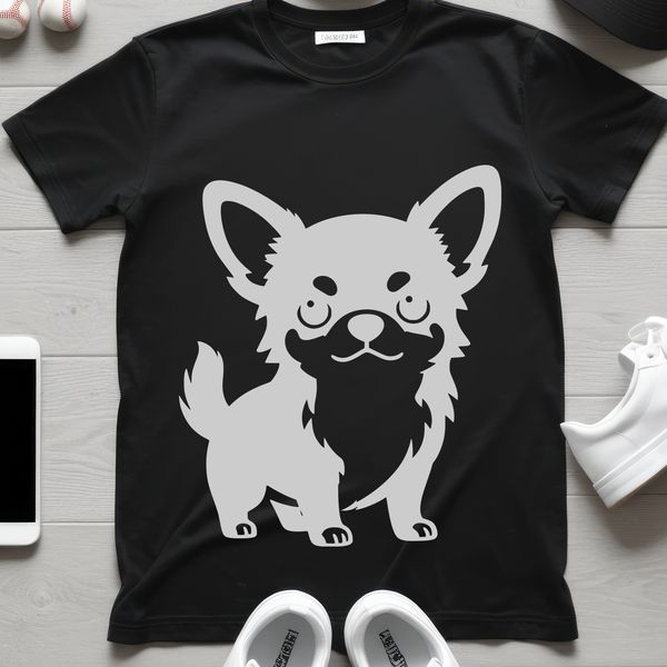 Small dog breed silhouette in SVG format.