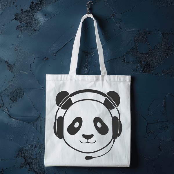 Adorable Wild Animal Vector Art Vector graphic design of a panda, suitable for use in various creative projects.