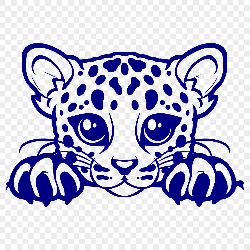 Cute Big Cat SVG, PNG, PDF And DXF Files