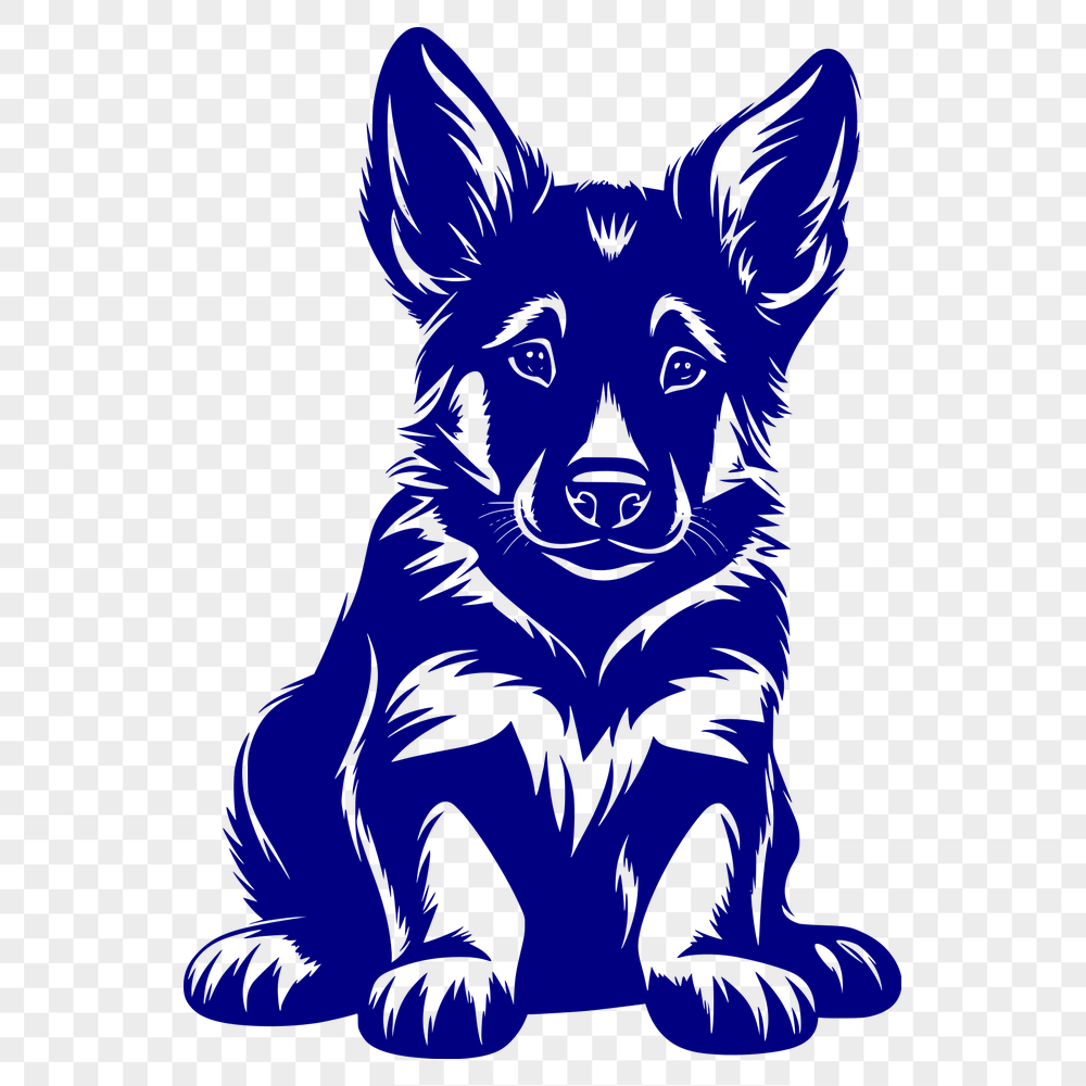 Free German Shepherd - For Laser Engraver Project