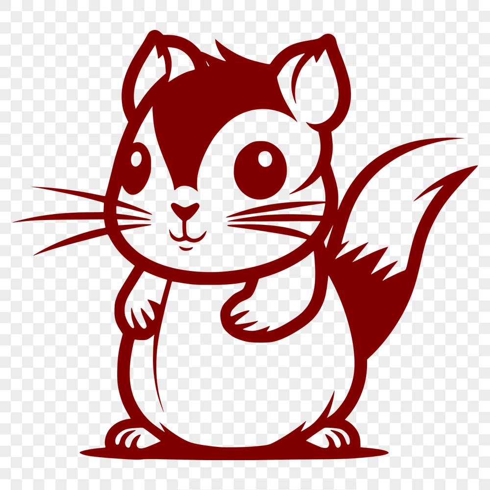 Stunning Squirrel PNG