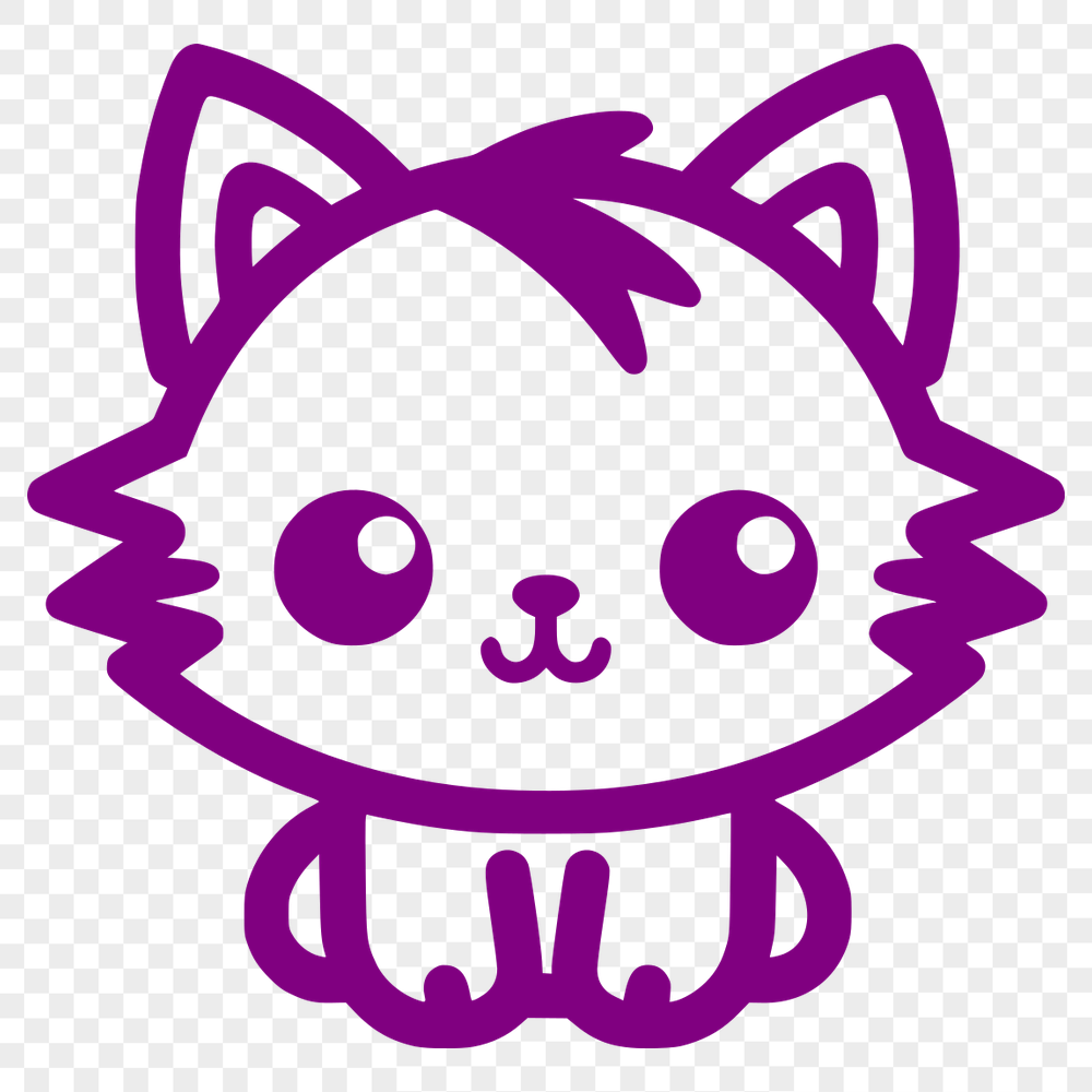 Free Beautiful Kitten Vector Image