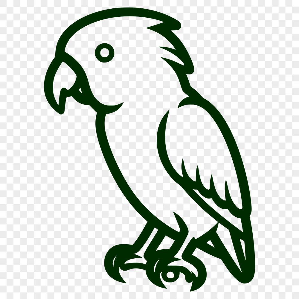 Unique Parrot Vector Art